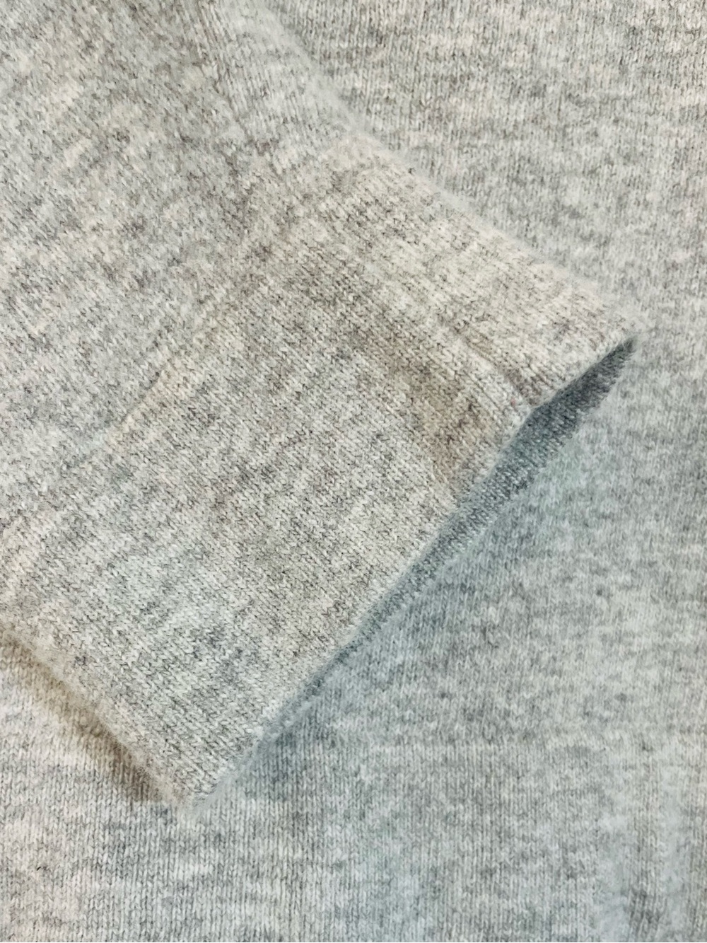 J. Crew Teddie Wool Timeless Acadamia Preppy Cropped Gray Sweater, Size Large - Picture 5 of 7